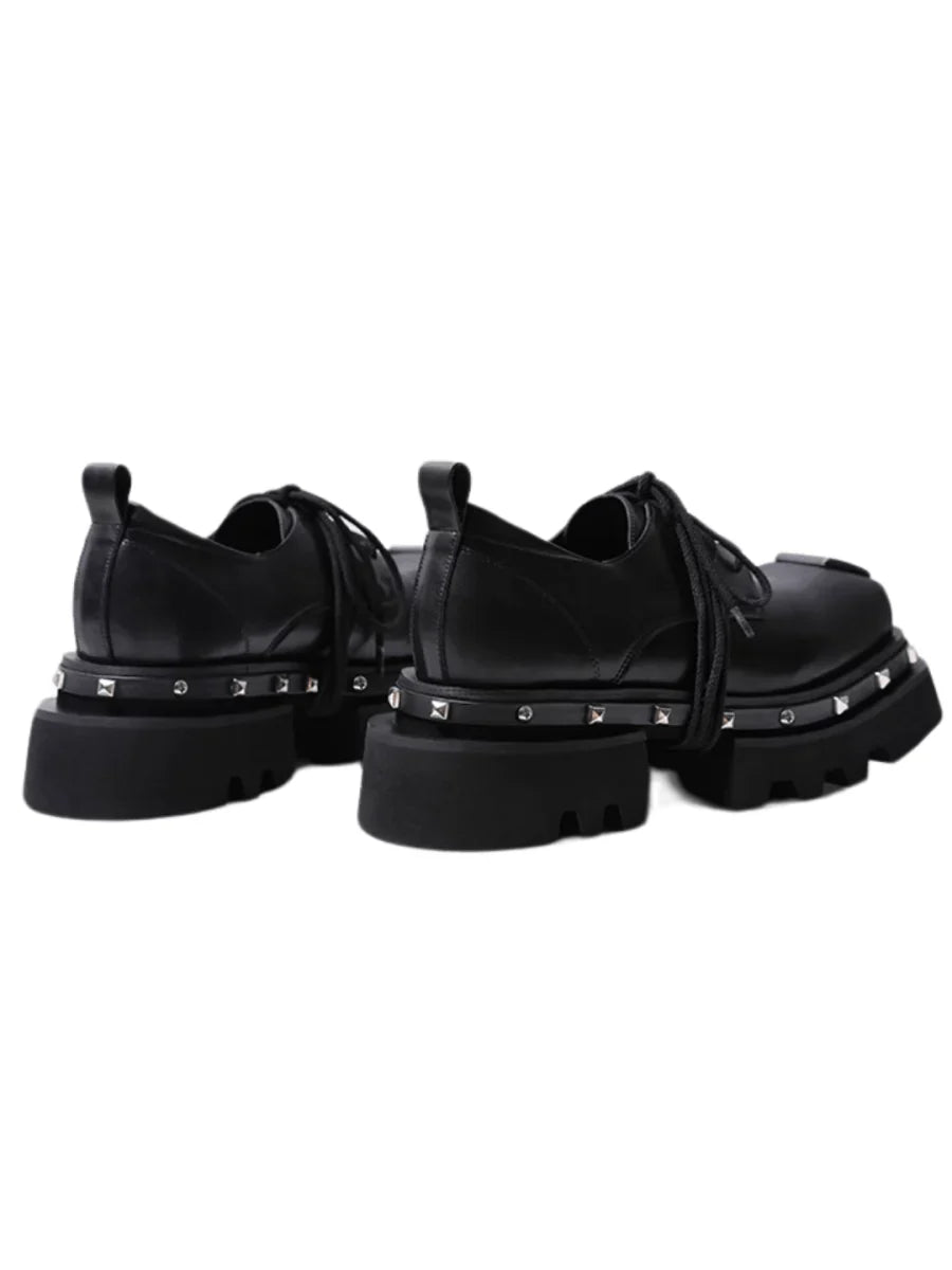 DESIGN SQUARE HEAD DERBY SHOES S062