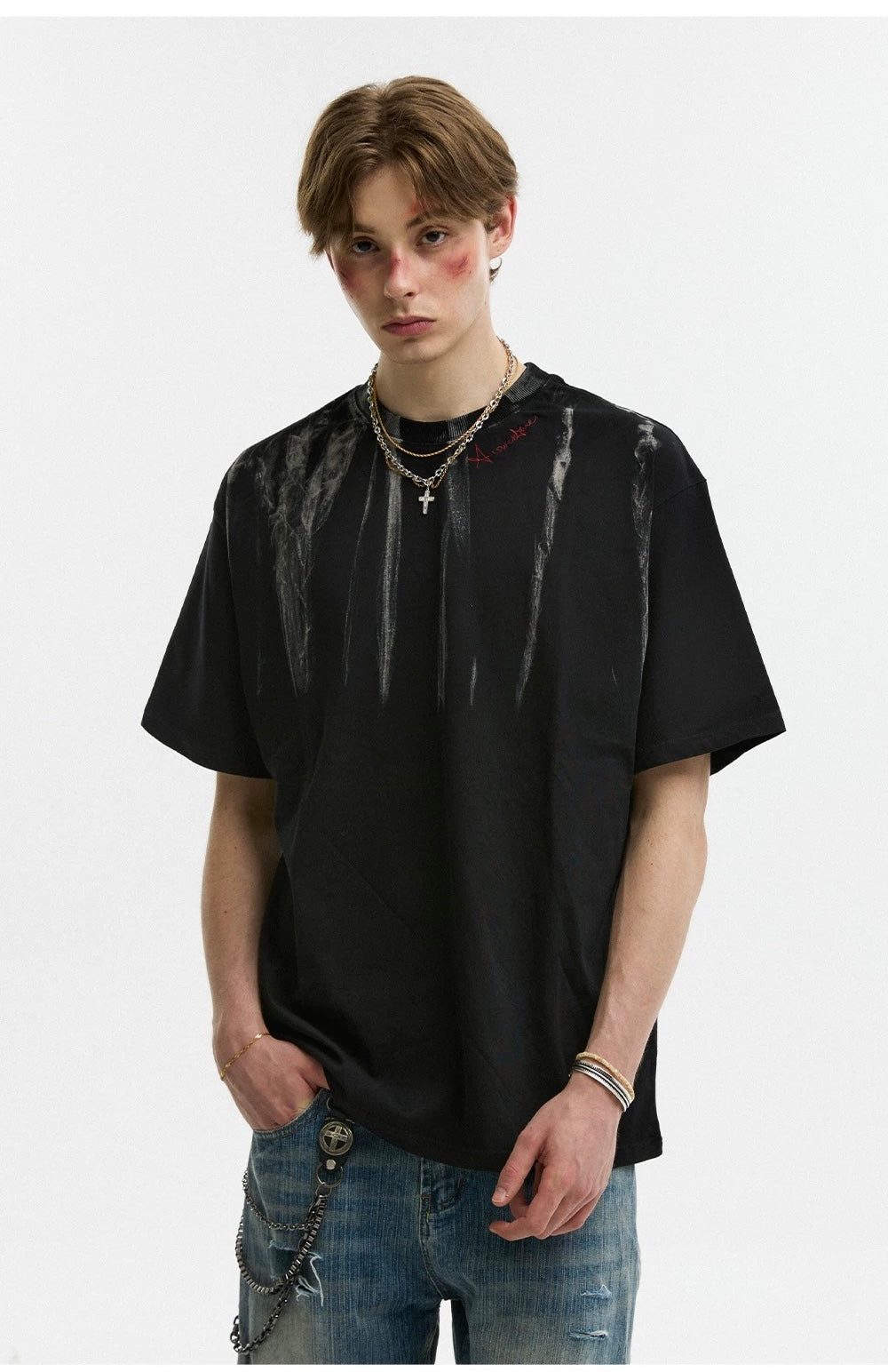 Men’s Solid Color Short-Sleeve T-Shirt S0008