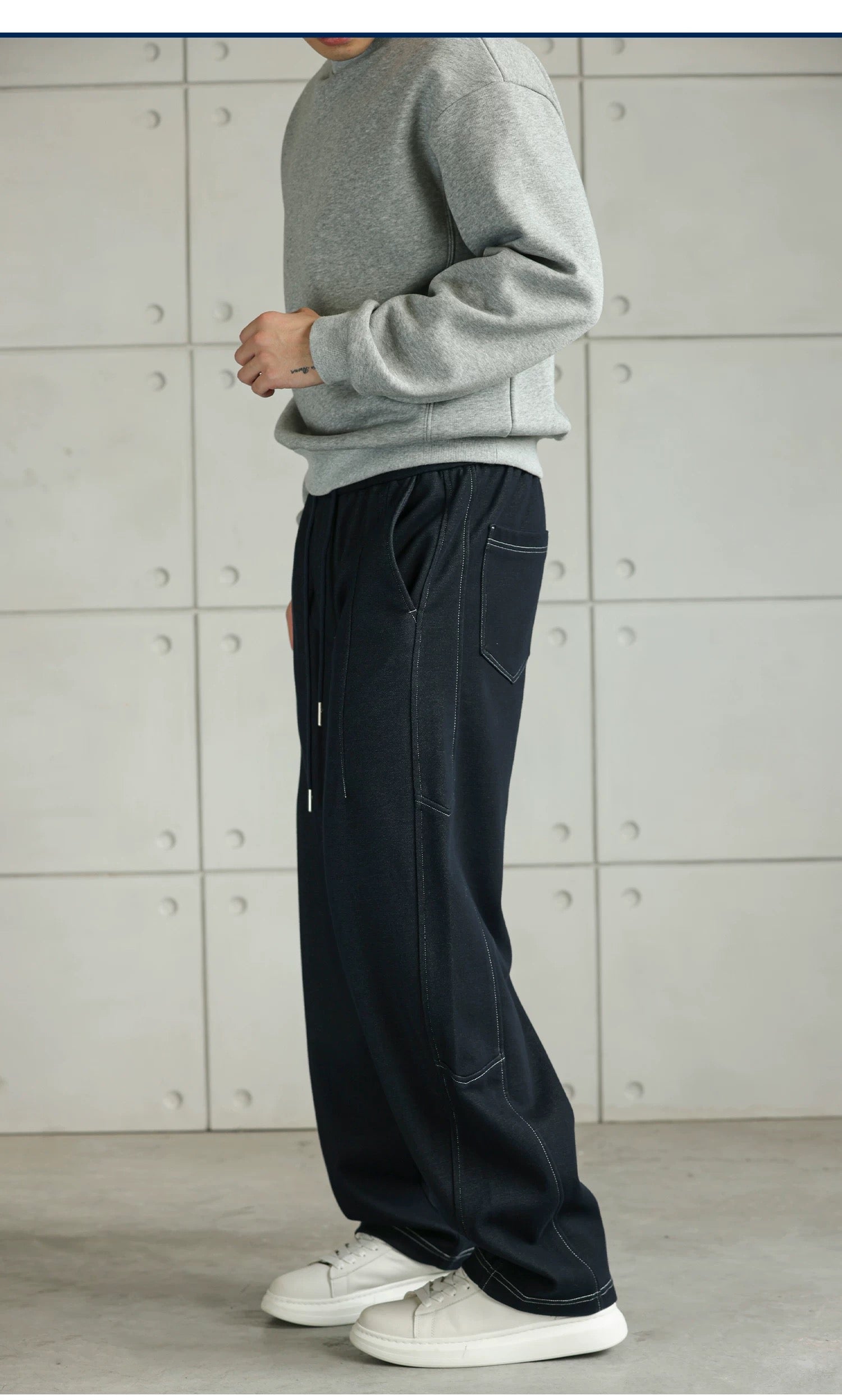 Men’s Retro American Raw Denim Jeans B0031