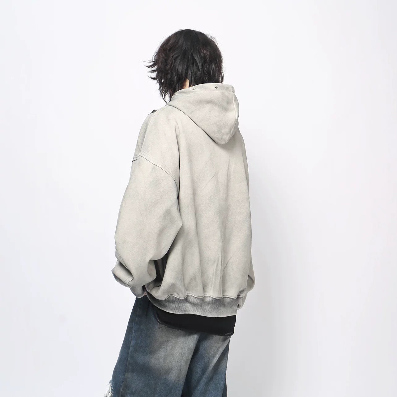 Sudadera con capucha y cremallera para hombre T0281