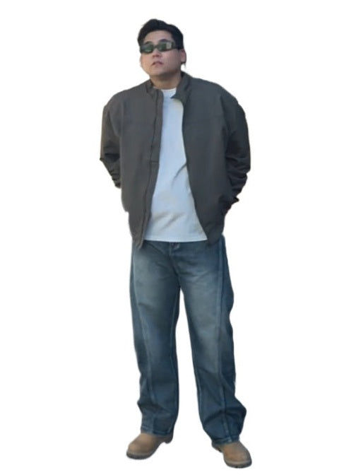 Grey American Vintage Flight Jacket FF0280