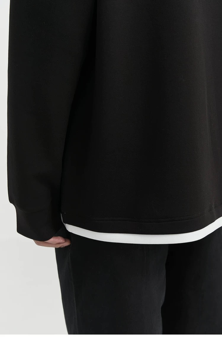 Bee Surprise Club: Chic Faux Two-Piece Bodysuit T0050