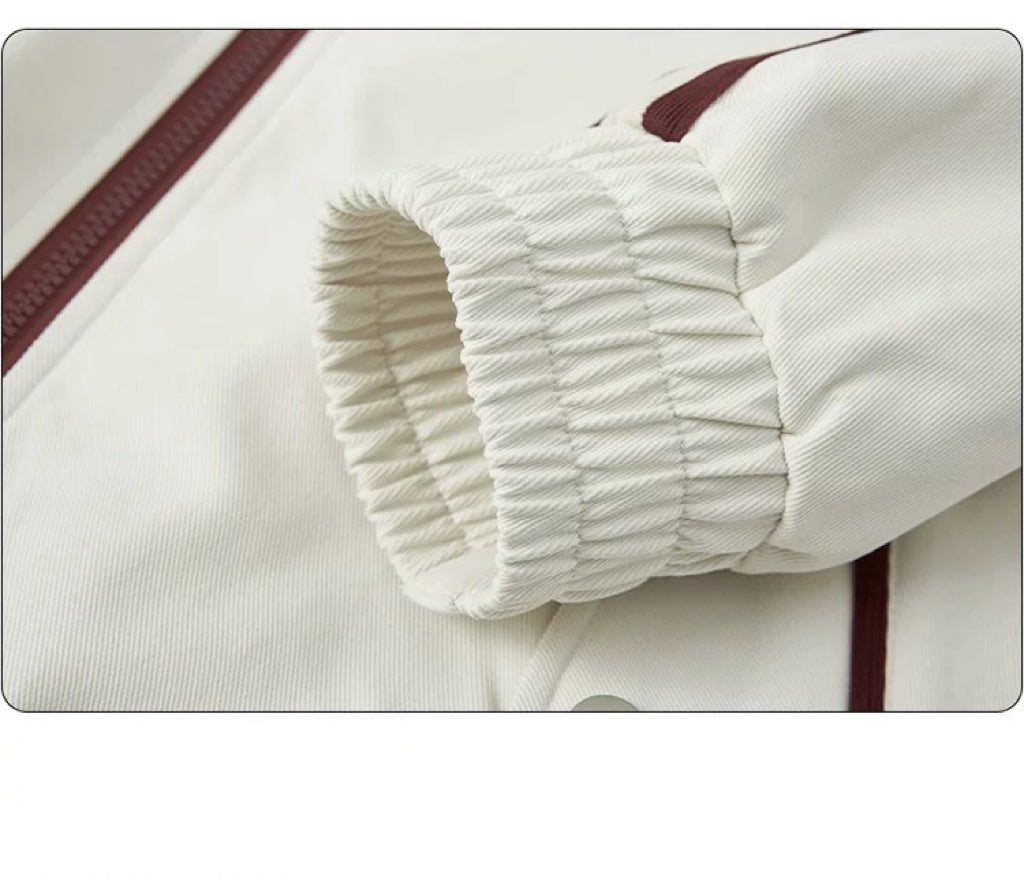 Chaqueta unisex vintage a rayas – Ropa de calle retro americana T0082