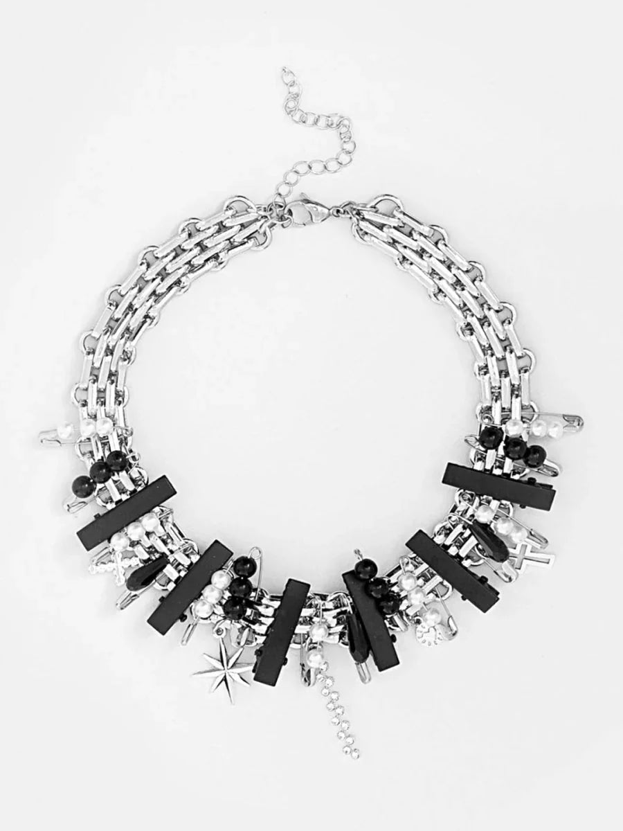 [STRUC TON] STRUC TON PUNK NECKLACE A0049