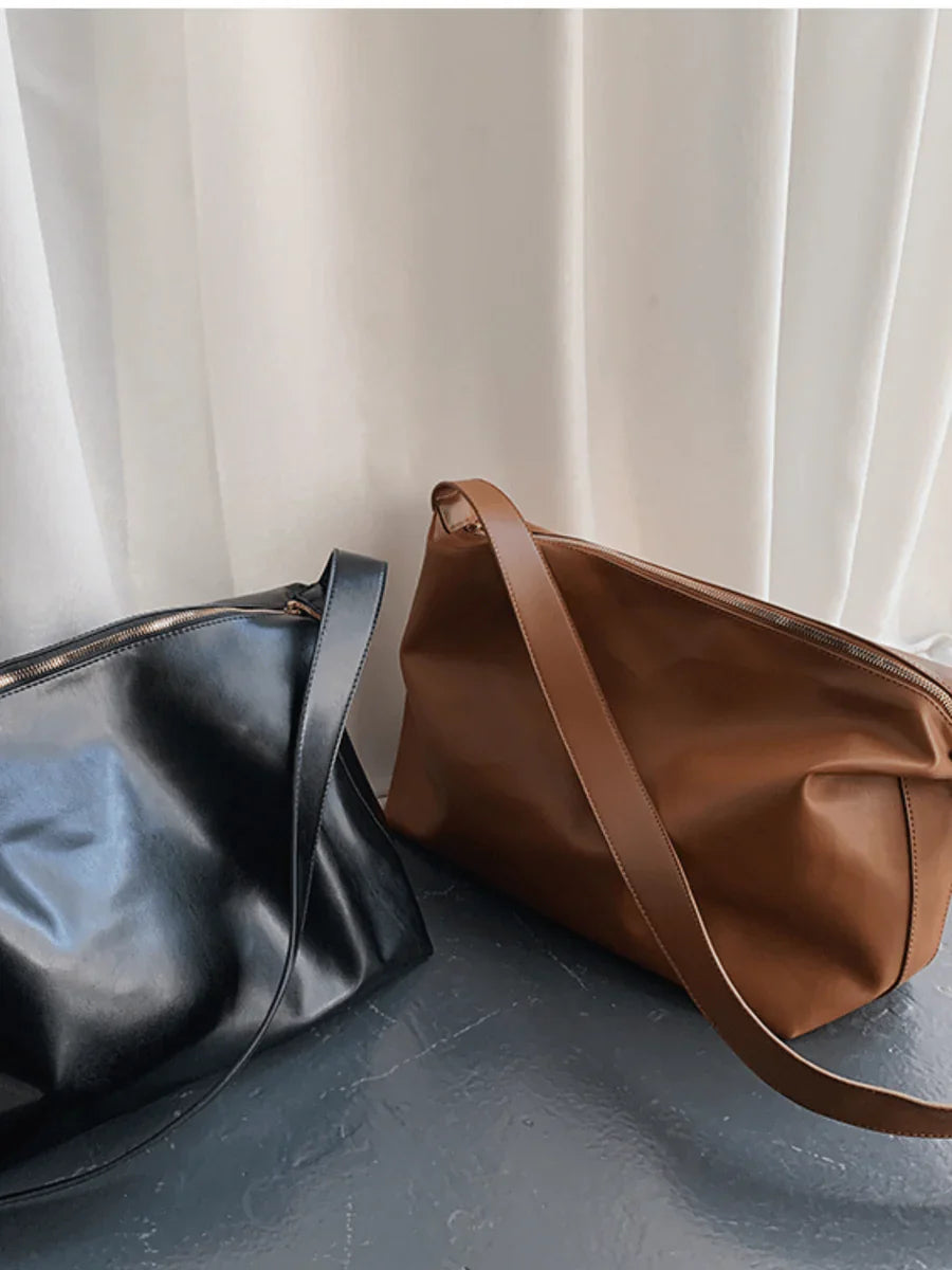 KOREAN STREET LEATHER SHOULDER BAG A0062