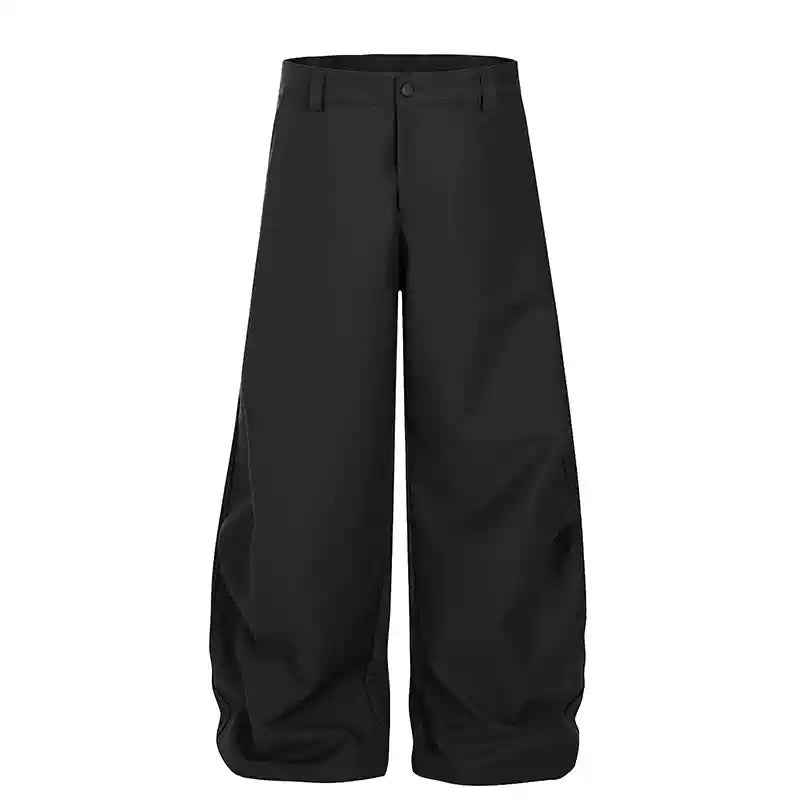 DRAPED PLEAT WIDE TROUSERS B0158