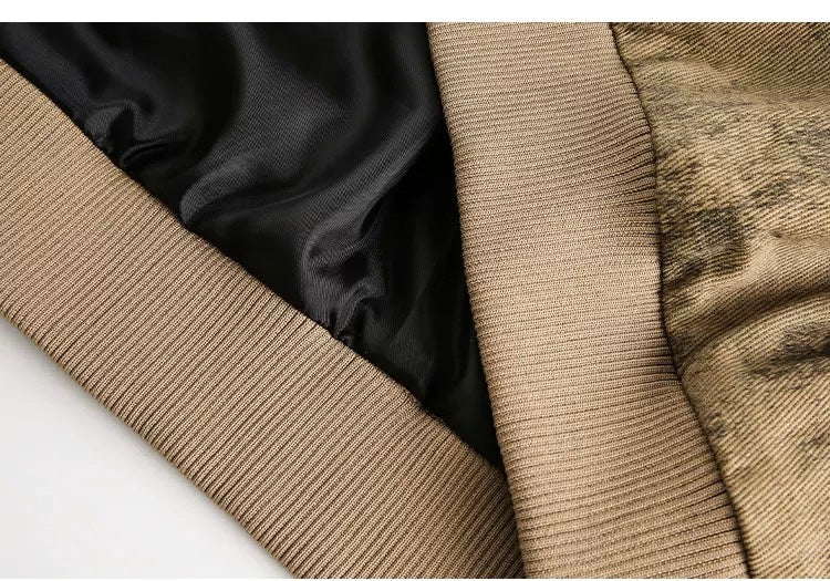 Men’s Vintage American Paint-Splatter Workwear Jacket – Distressed Retro Street Style Outerwear T0040