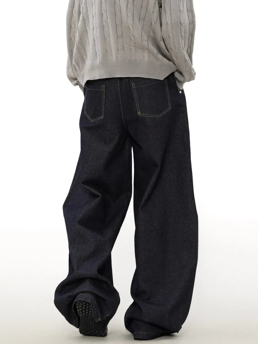 WIDE-LEGGED LOOSE JEANS B0115