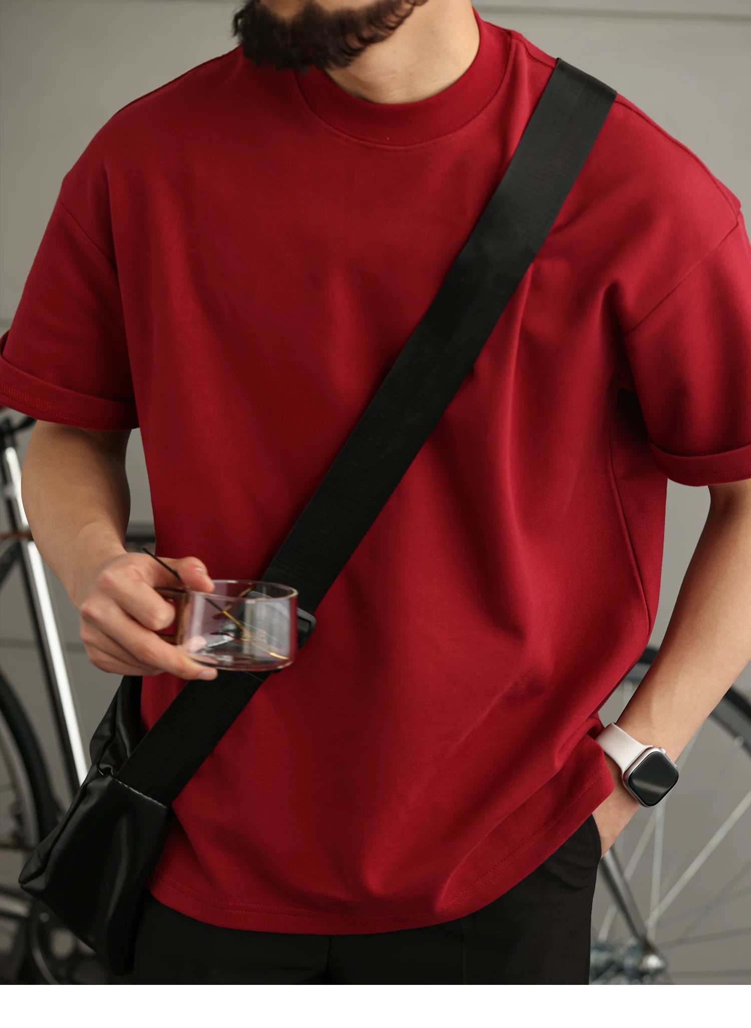 Men’s Classic Solid Short-Sleeve Tee S0019