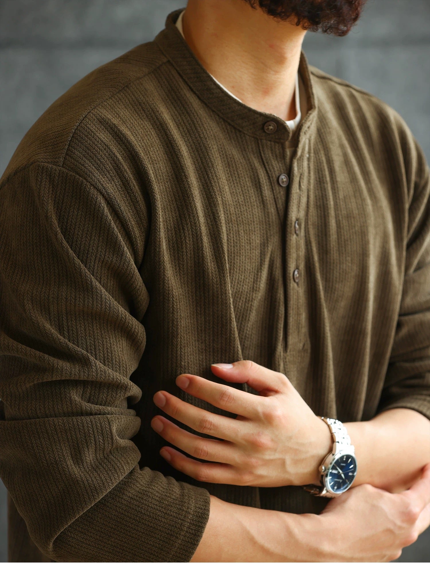 Men’s Classic Henley Tee S0021