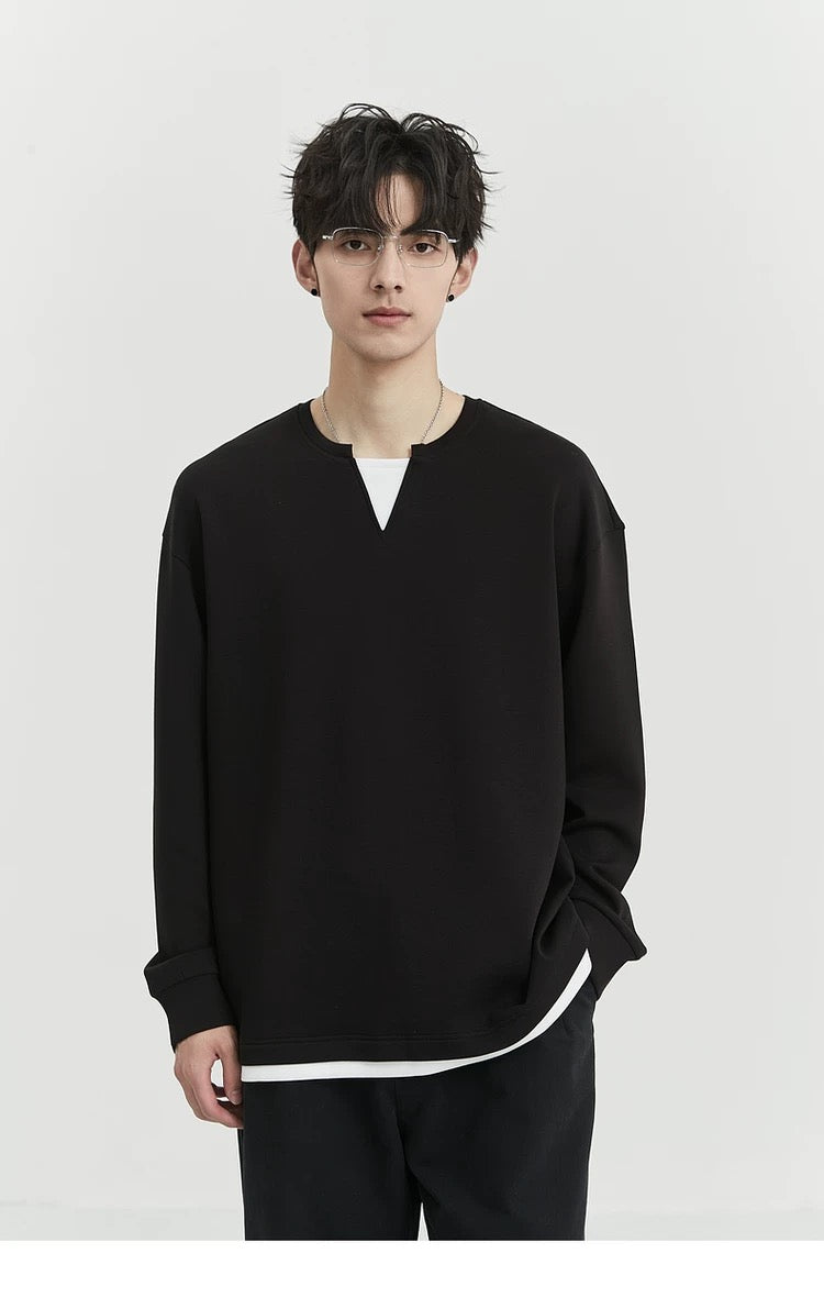 Bee Surprise Club: Chic Faux Two-Piece Bodysuit T0050