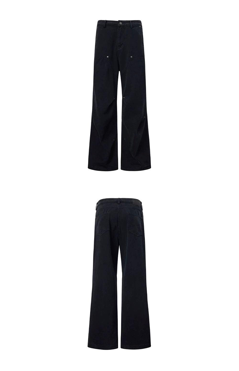 Men’s Vintage American Wide-Leg Denim Jeans B0014