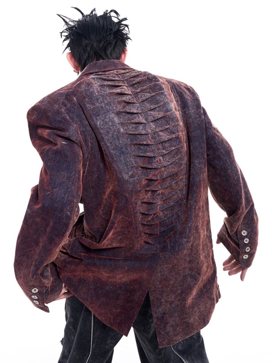 [STARTEXCEEDEND] denim suit jacket R028