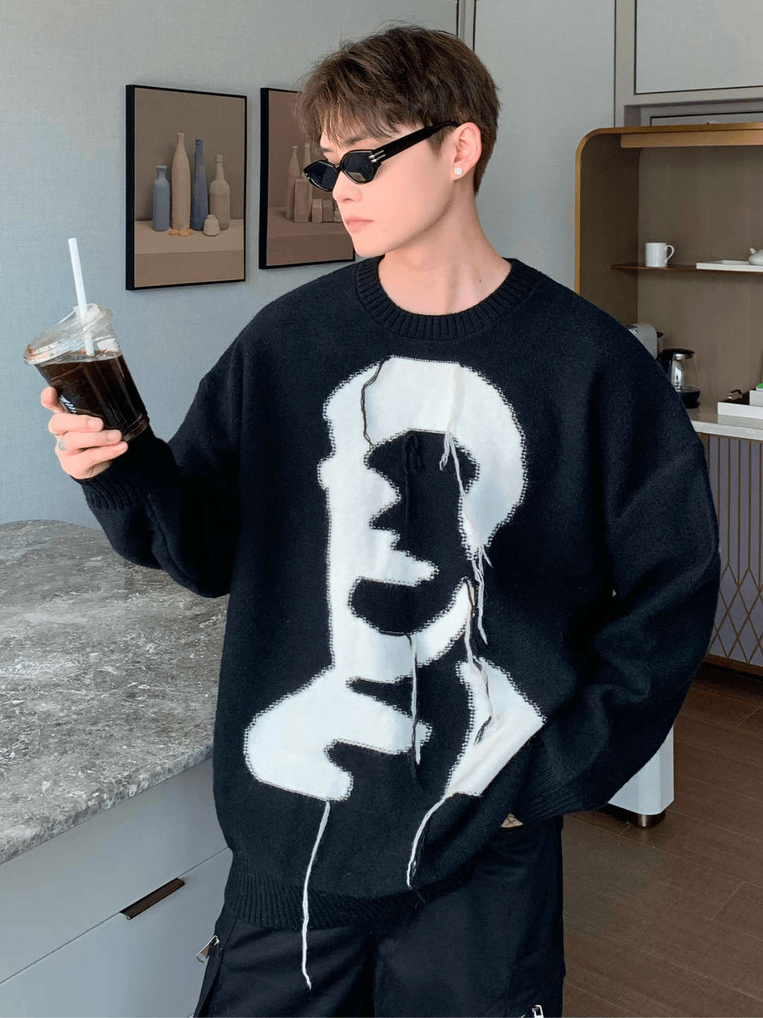 [CUIBUJU] High End Round Neck Sweater S0193