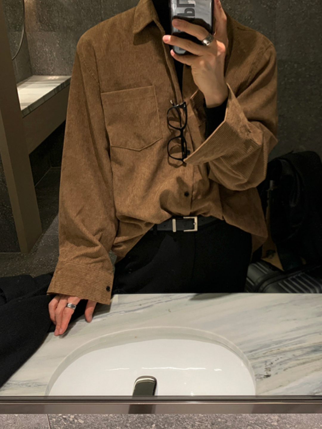 [MRCYC] Corduroy Casual Shirt J0111