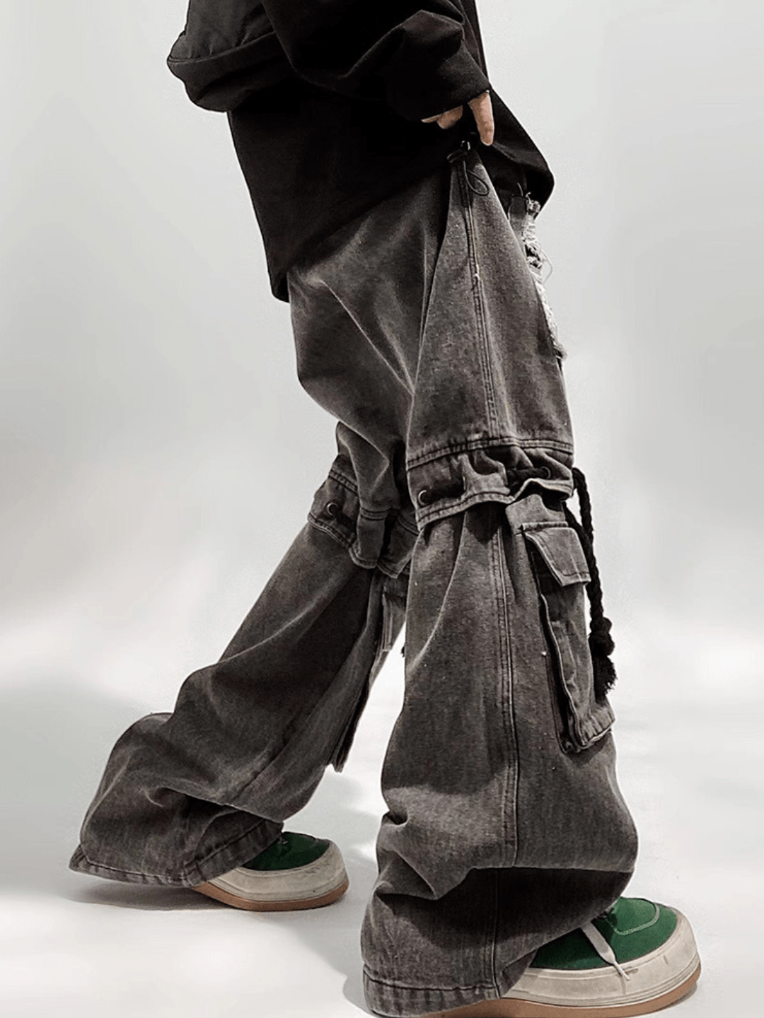 vintage straight wide leg pants B0140