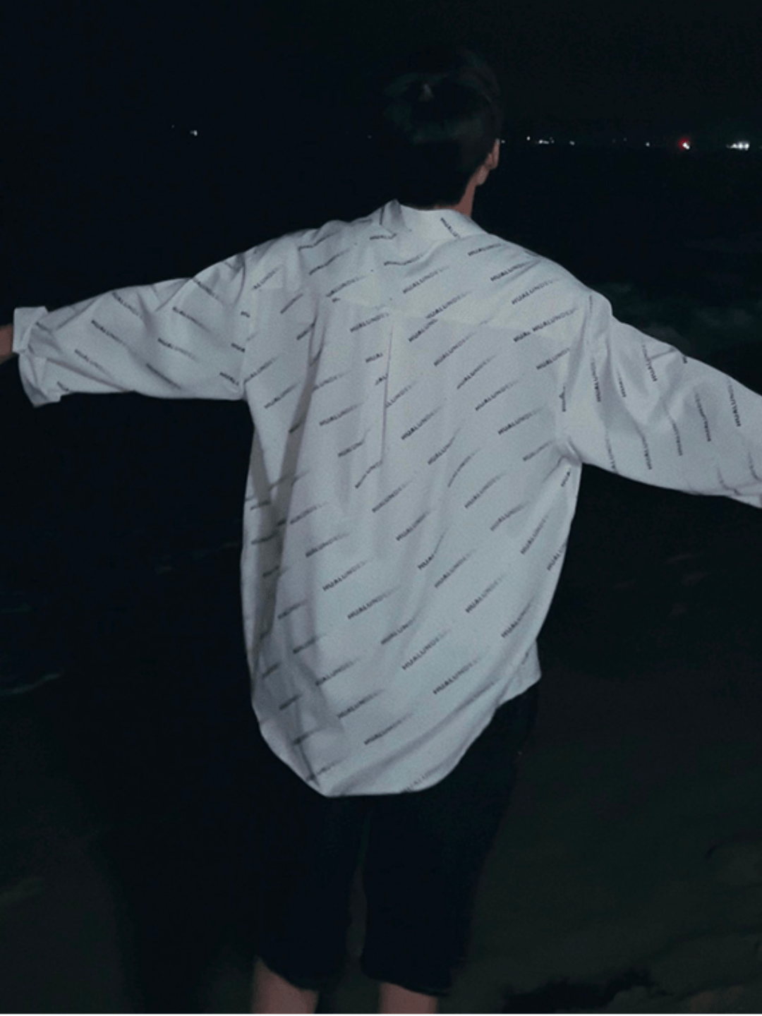 [HUALUN] Silk trend shirt J0110