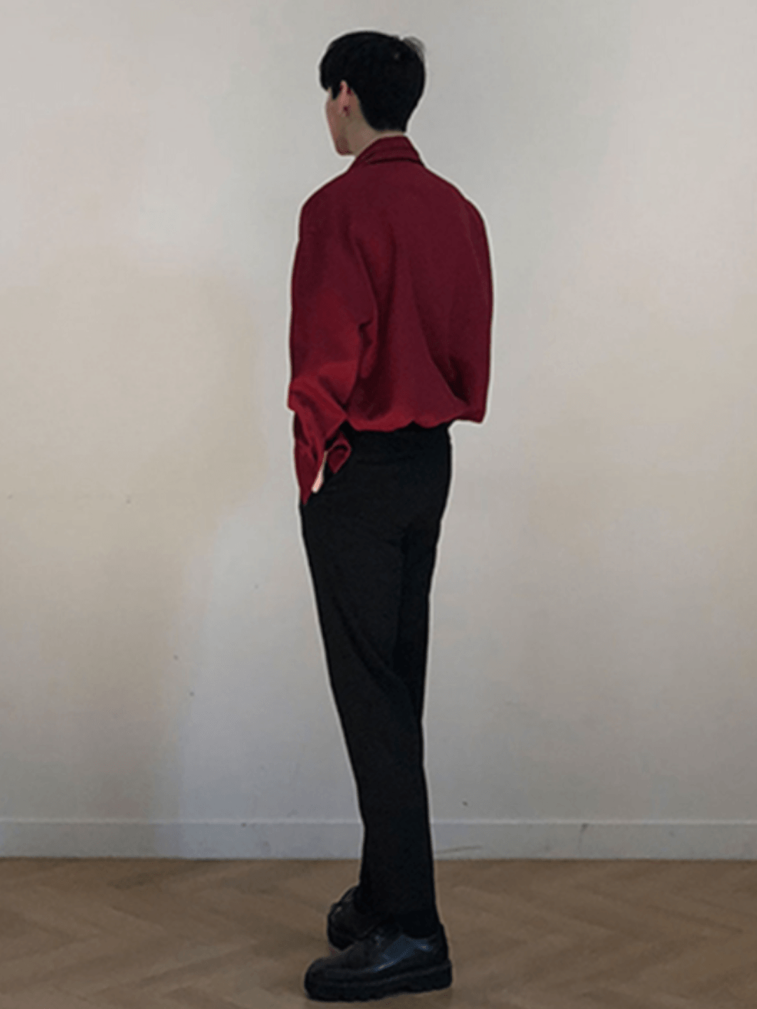 [DAVID&ME] Handsome Ice Silk Shirt J0121