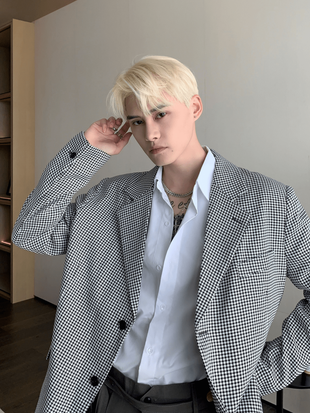 [CUIBUJU] Korean loose oversize casual shirt J0117