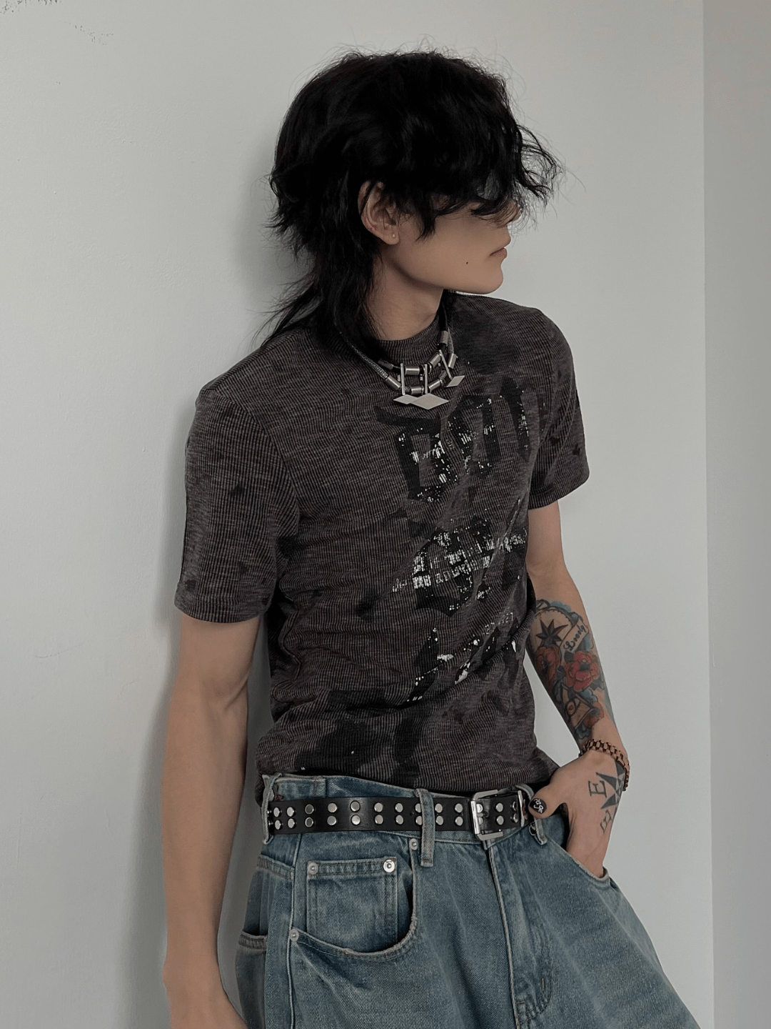 [SOULWORKER] punk genderless t-shirt J0097