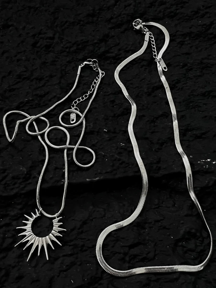 STEEL LUXURY NECKLACES A0035