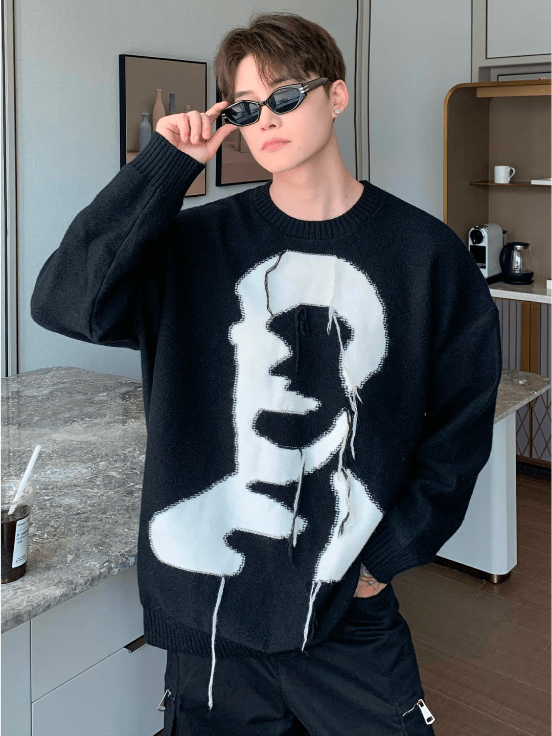 [CUIBUJU] High End Round Neck Sweater S0193