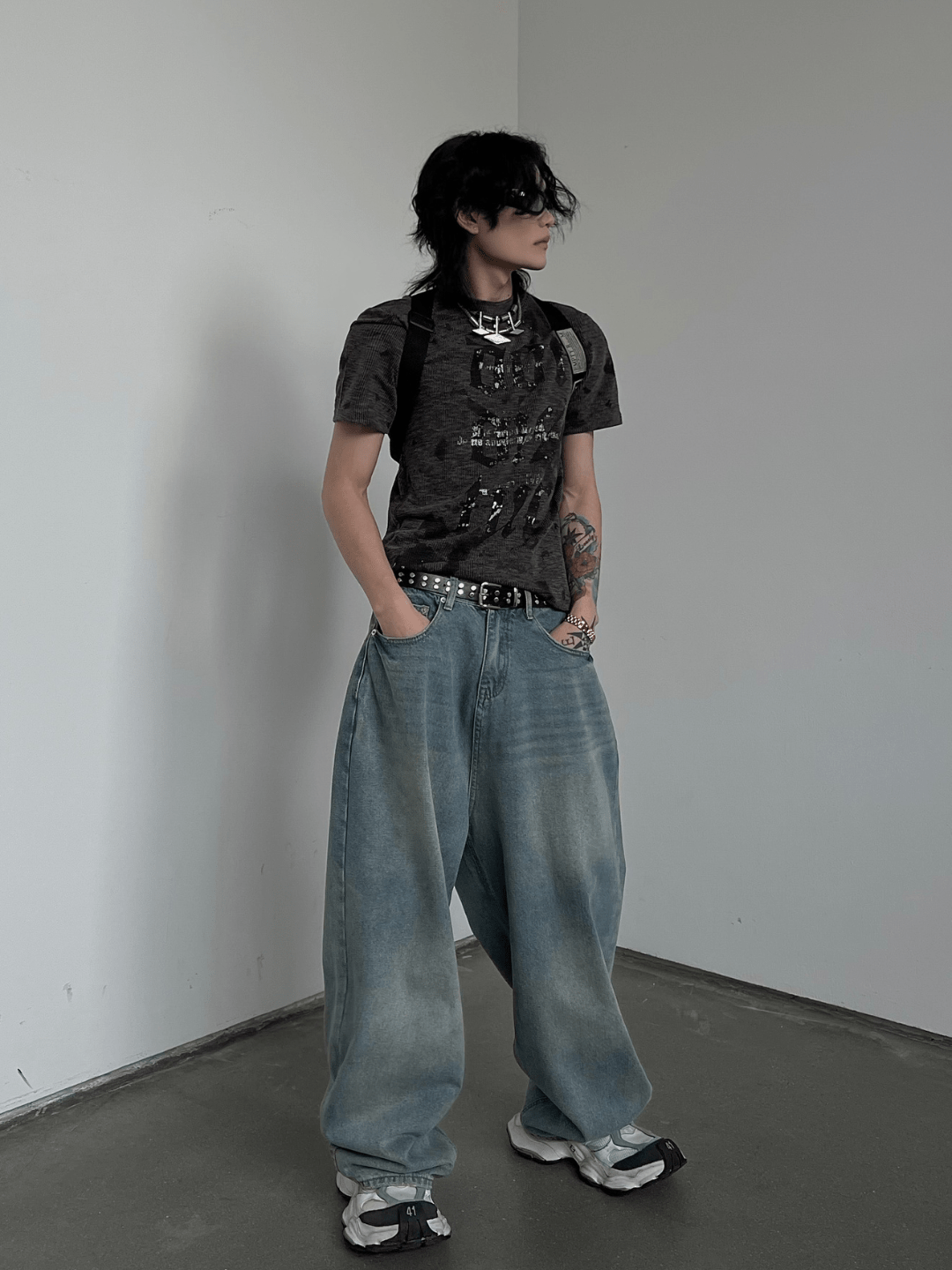 [SOULWORKER] punk genderless t-shirt J0097