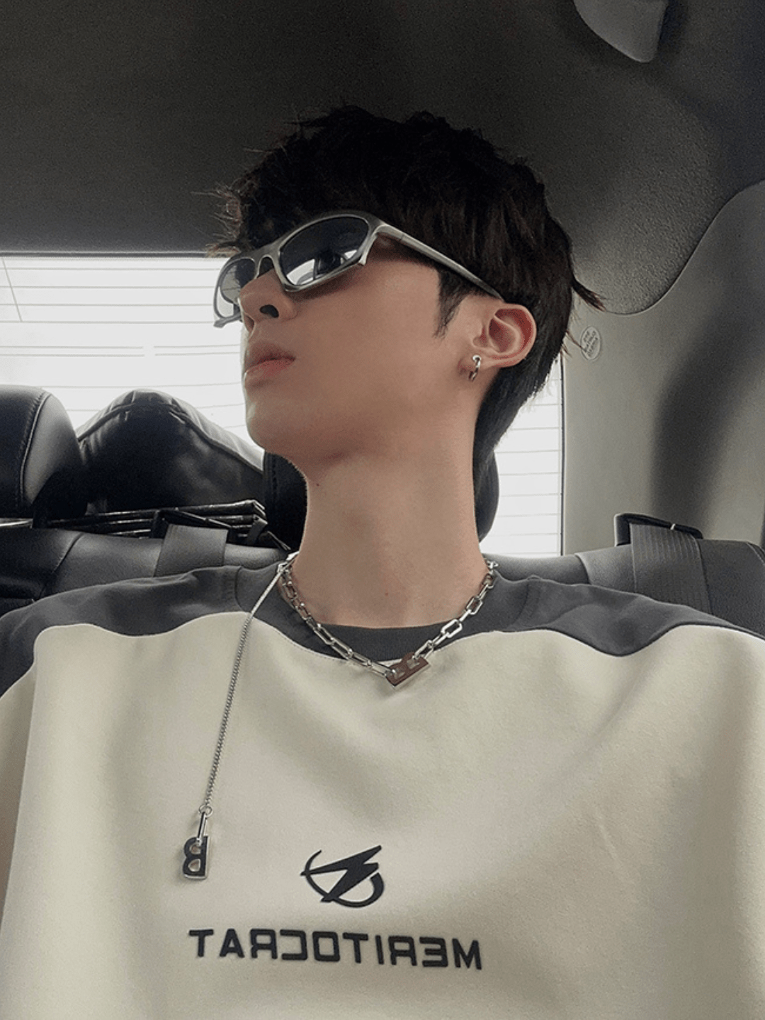 [JH HOMME] loose summer half-sleeve design t-shirt J0101