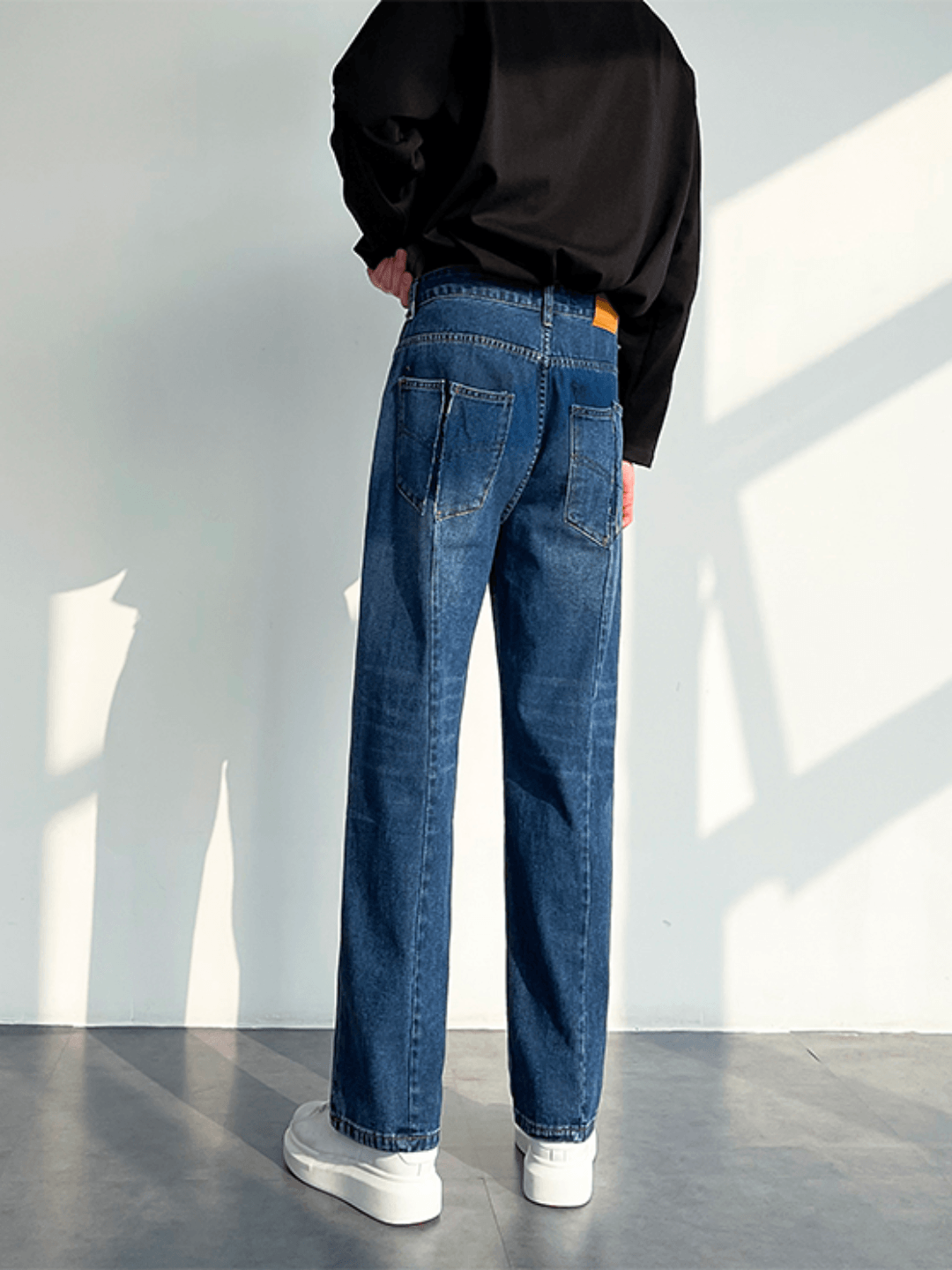 [HOHO] Loose Straight Denim PantsB0139