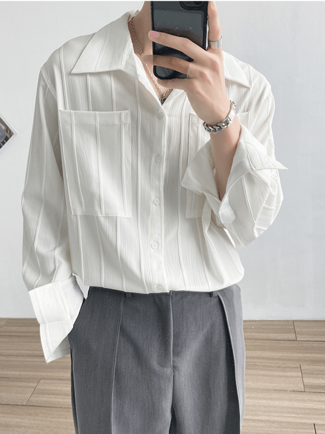 [DAZIONSED] Simple casual shirt J0127