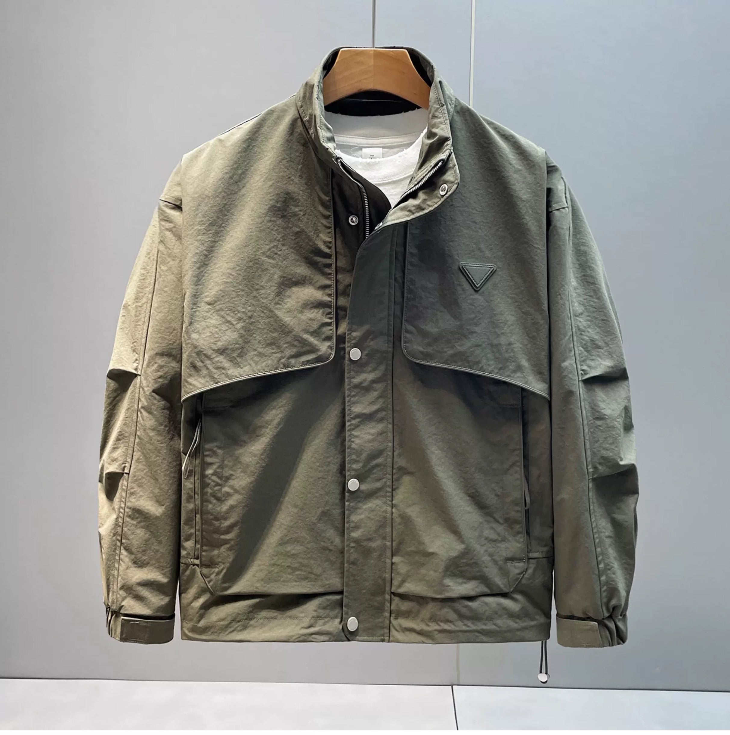 Men’s Outdoor Utility Jacket – Casual Streetwear Windbreaker Coat T0073