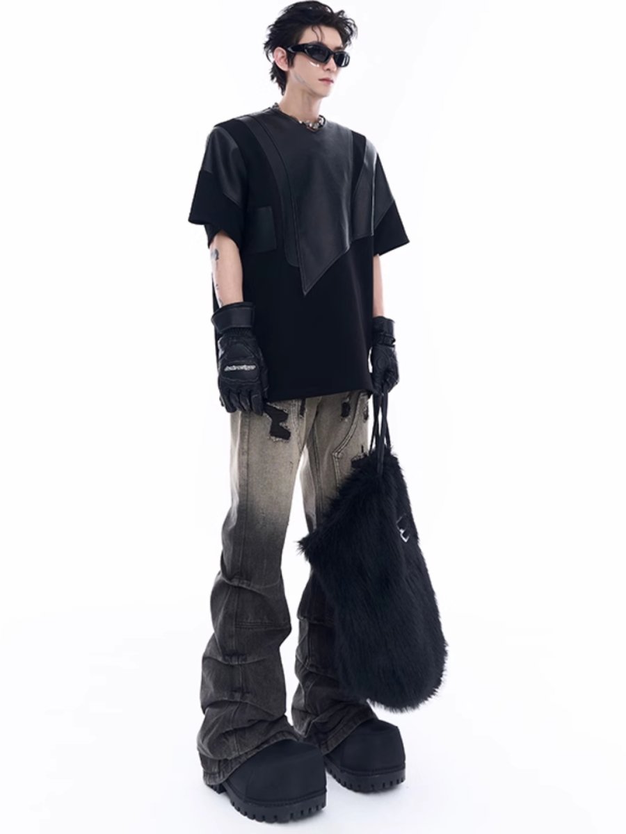 damage denim pants B0128