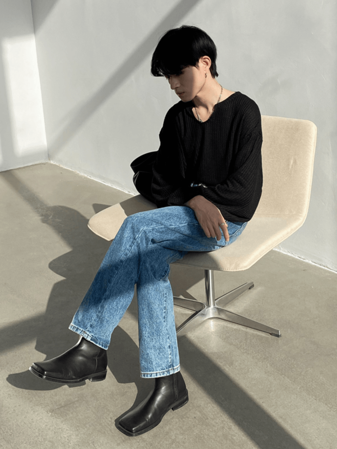 [GENESISBOY] thin bump t-shirt J0102