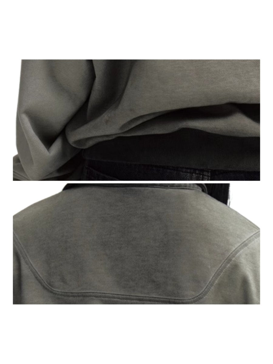 [PEOPLESTYLE] Polo Neck Sweatshirt S0213