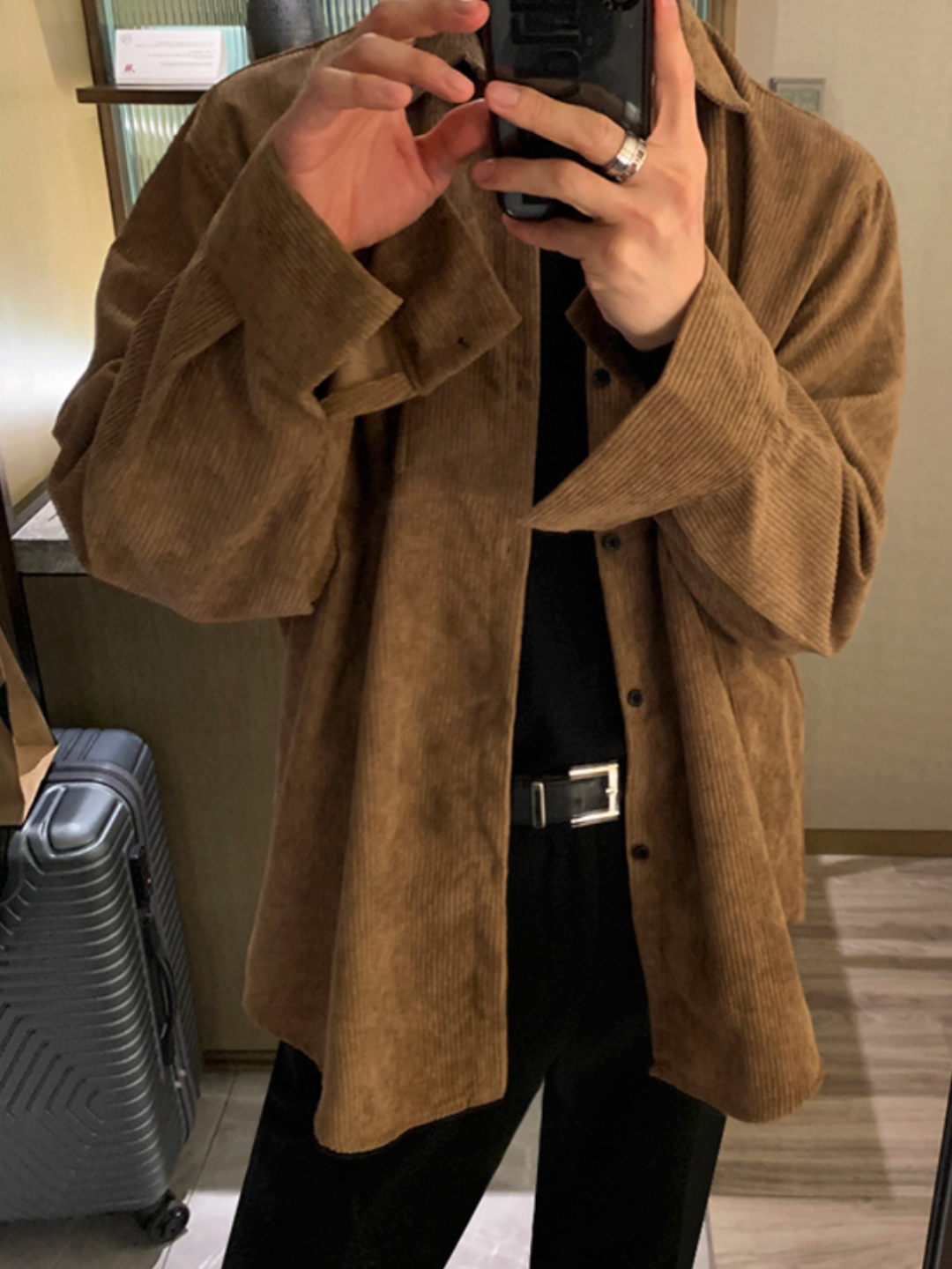 [MRCYC] Corduroy Casual Shirt J0111