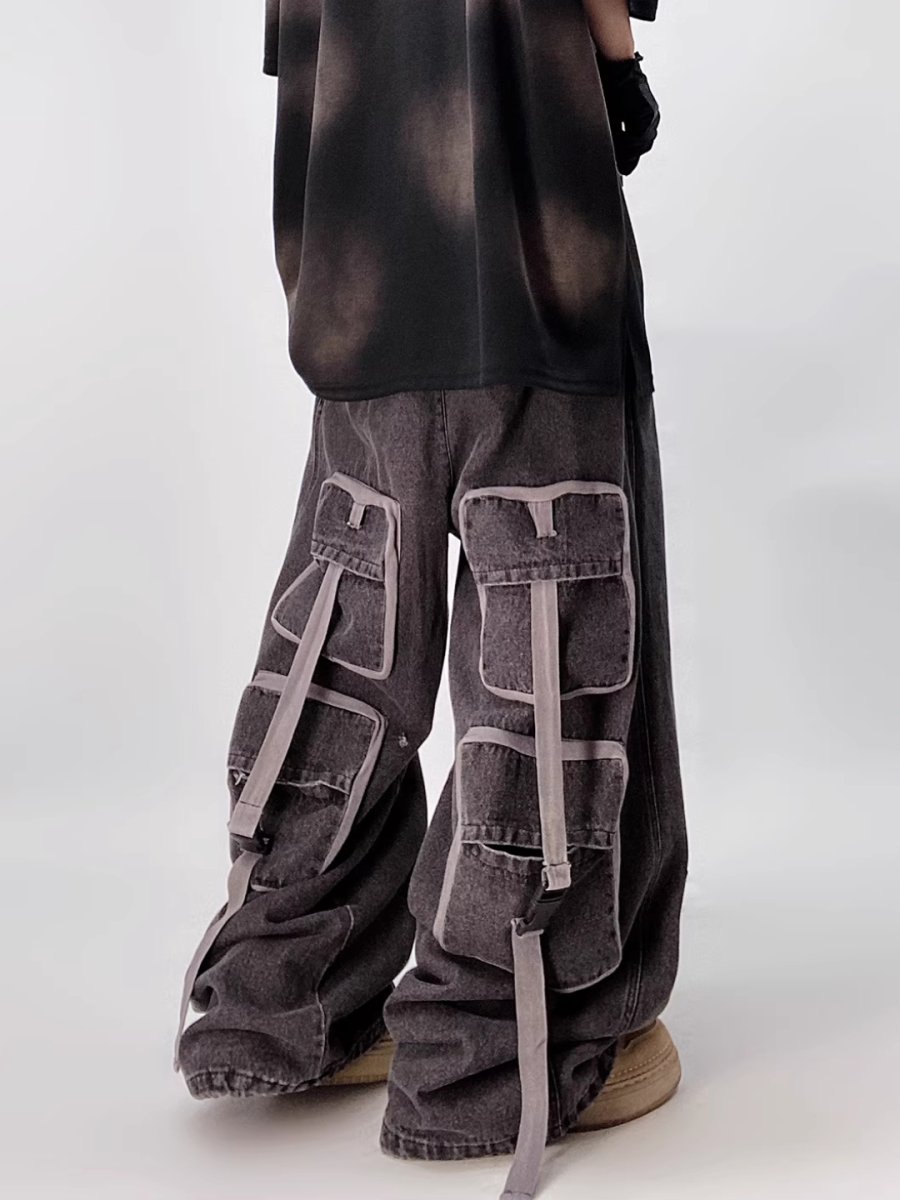 multi-pocket jeans B0141