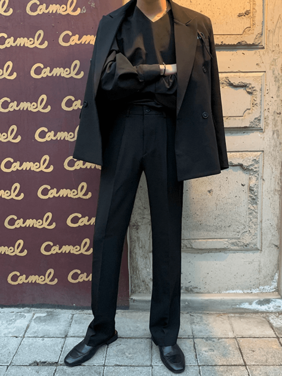 [MRCYC] V Neck Simple Shirt J0131