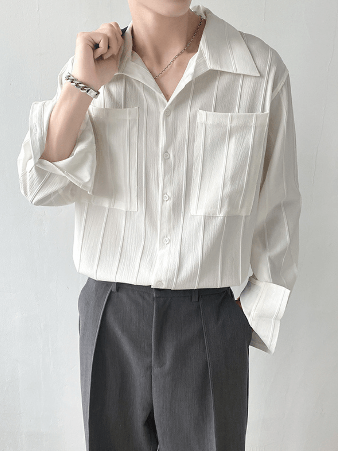 [DAZIONSED] Simple casual shirt J0127