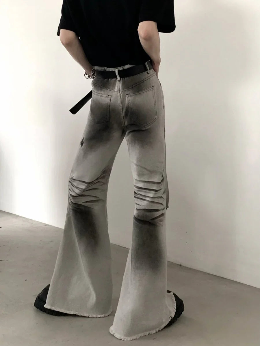 BLACK AND WHITE JEANS B0166