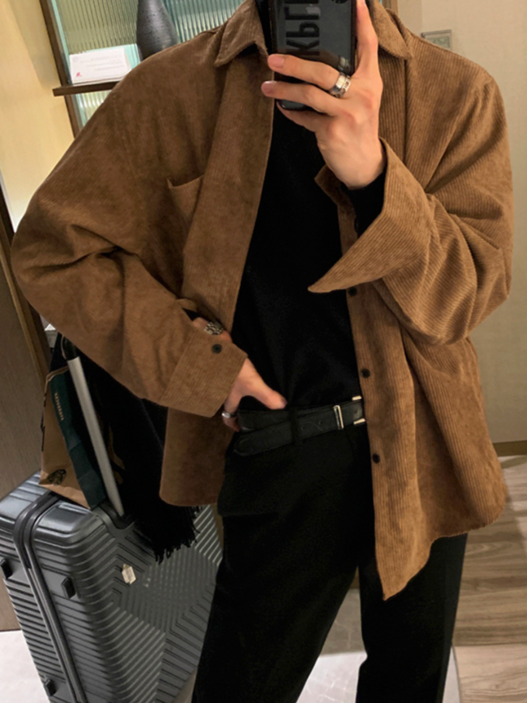 [MRCYC] Corduroy Casual Shirt J0111