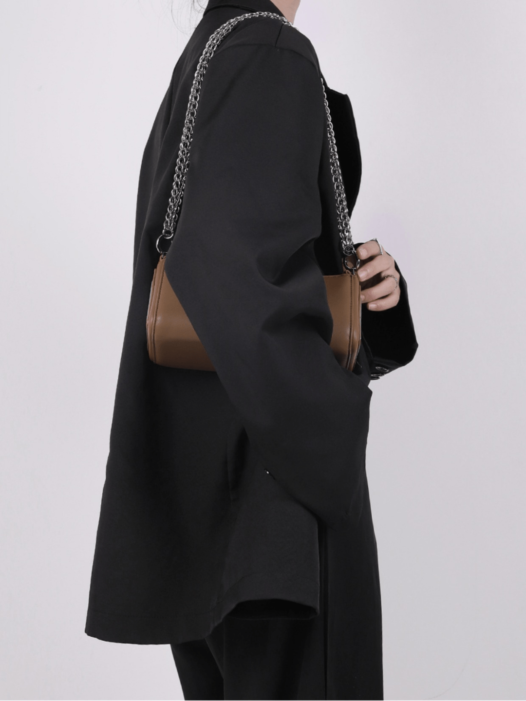 [luckystudio] Triangle Simple Crossbody Bag A0065