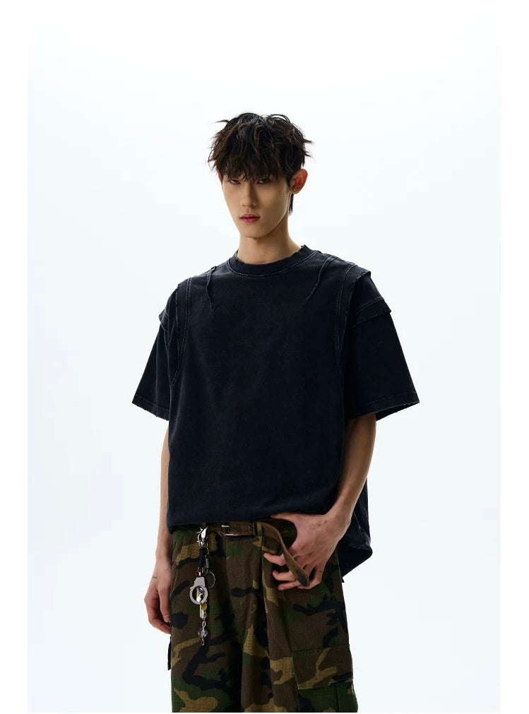 Men’s Solid Essential Short-Sleeve Tee S0014