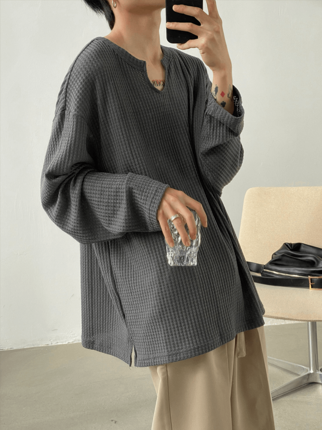 [GENESISBOY] thin bump t-shirt J0102