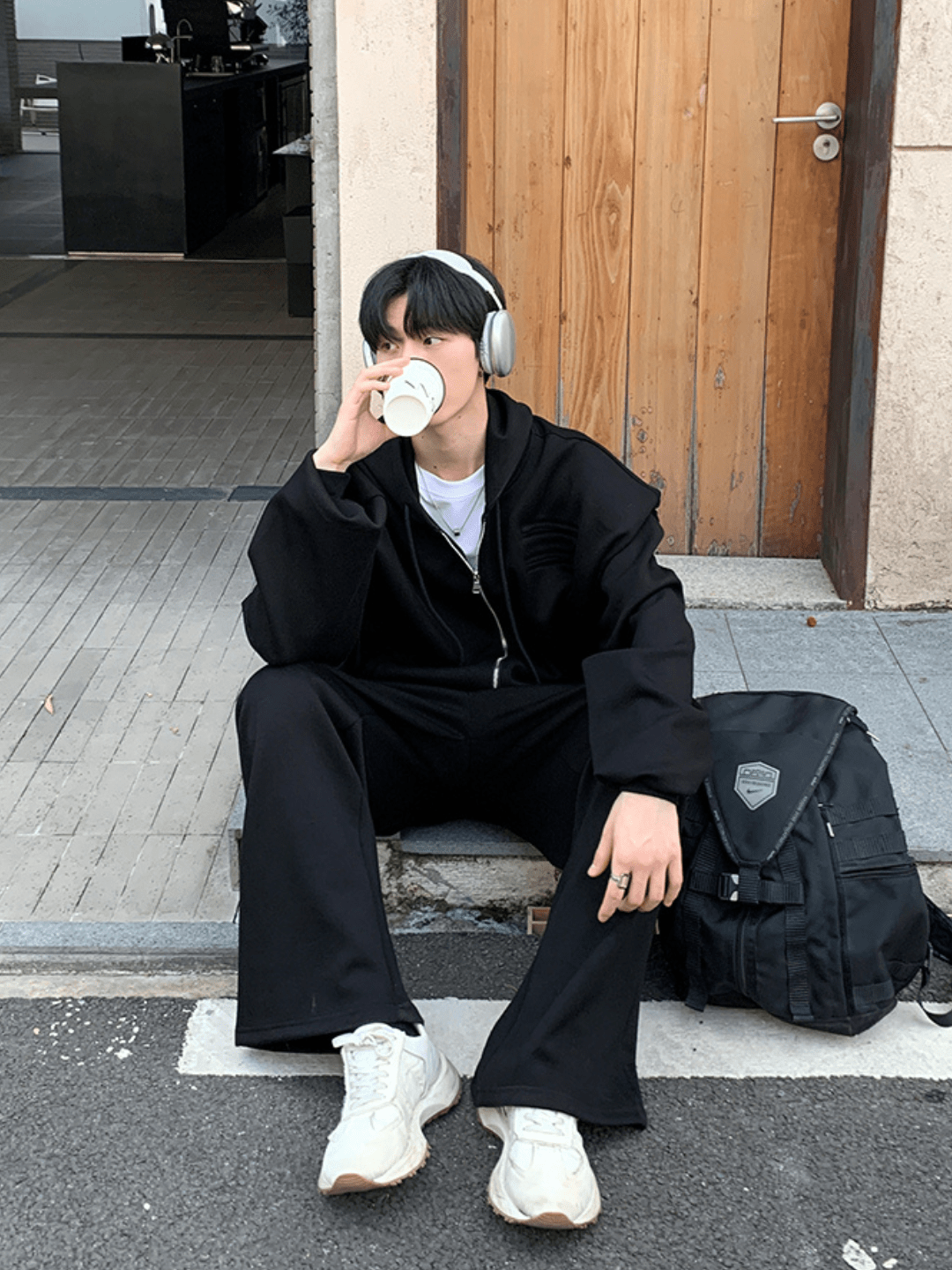 [ONELYC1NS] two-piece loose jacket and pants S0158