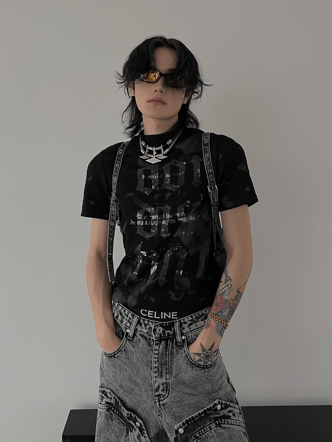 [SOULWORKER] punk genderless t-shirt J0097