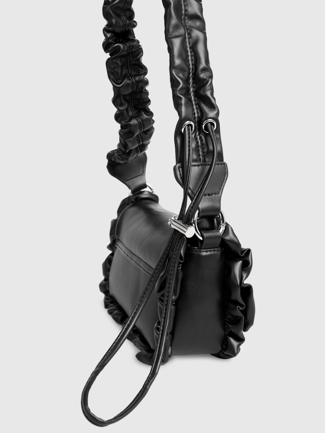 [luckystudio] decoration shoulder small square bag A0066