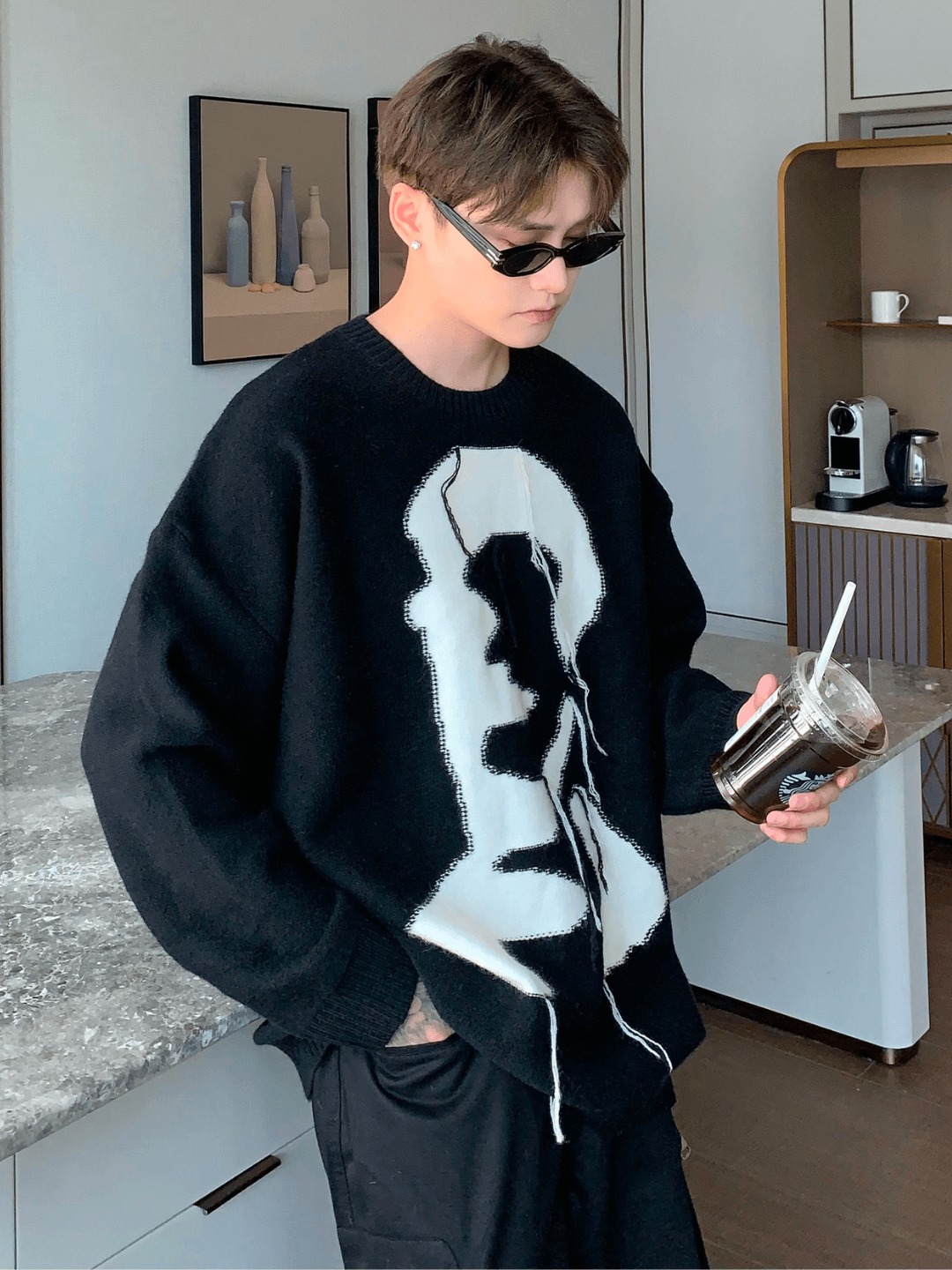 [CUIBUJU] High End Round Neck Sweater S0193