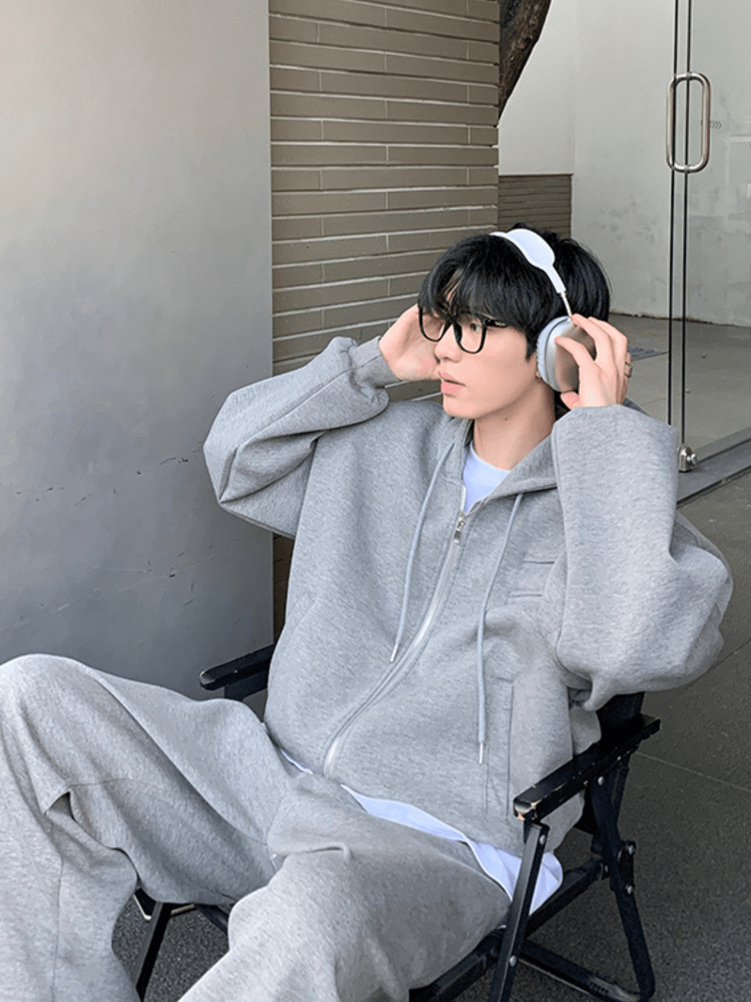 [ONELYC1NS] two-piece loose jacket and pants S0158