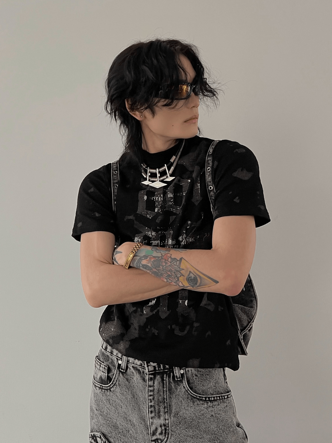 [SOULWORKER] punk genderless t-shirt J0097