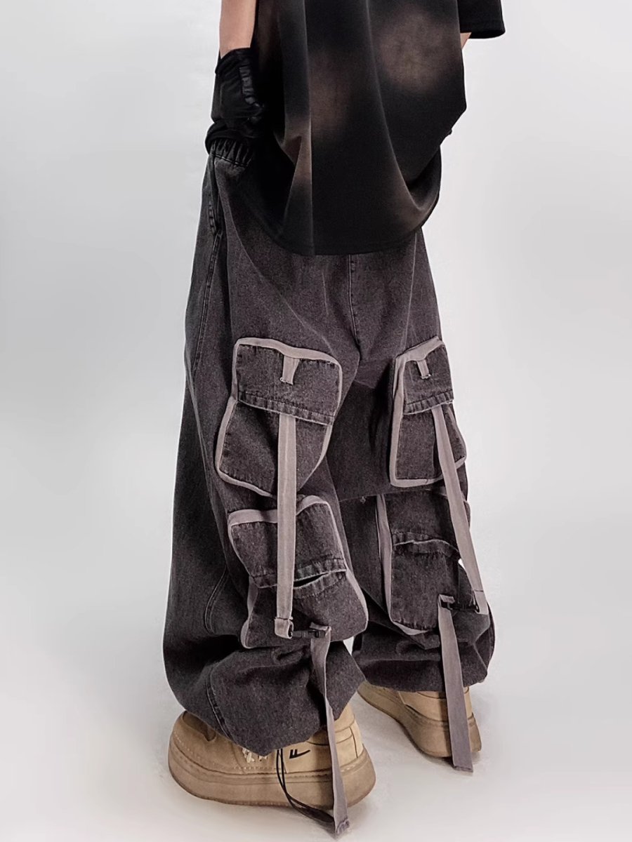 multi-pocket jeans B0141